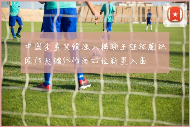 中国金童奖候选人揭晓王钰栋蒯纪闻邝兆镭帅惟浩四位新星入围